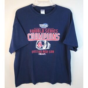 VTG Boston Red Sox 2004 World Series Champions Parade Edition T-Shirt Men's XXL‎